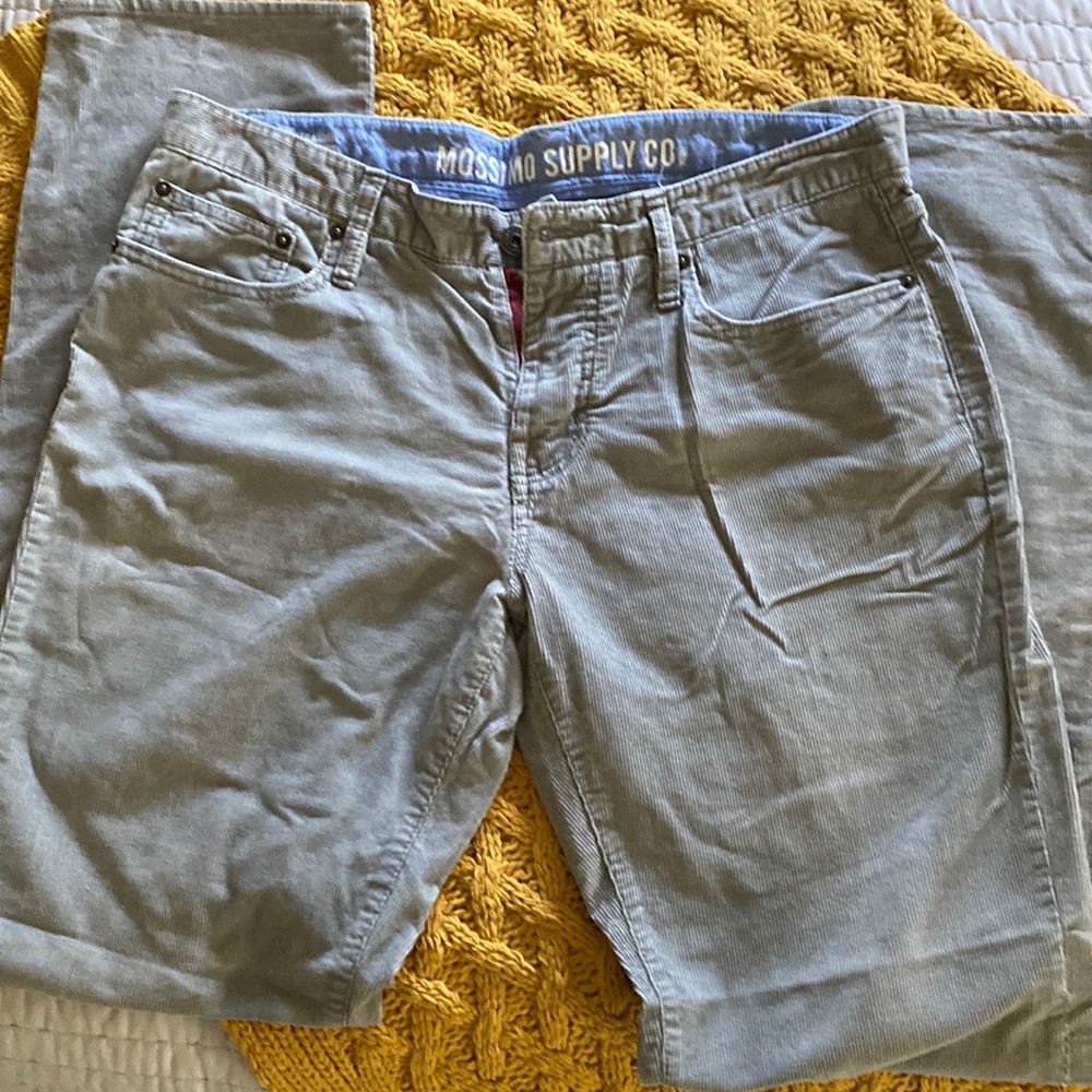 Gray Corduroy Pants